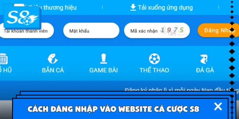 Cách đăng nhập vào website cá cược S8 Cách đăng nhập vào website cá cược S8