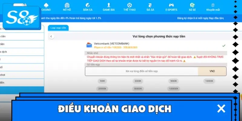 Điều khoản giao dịch