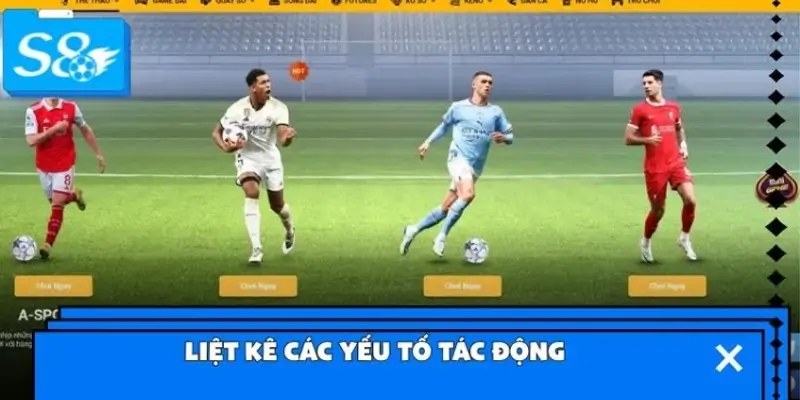 Những yếu tố quyết định mức đặt kèo thể thao