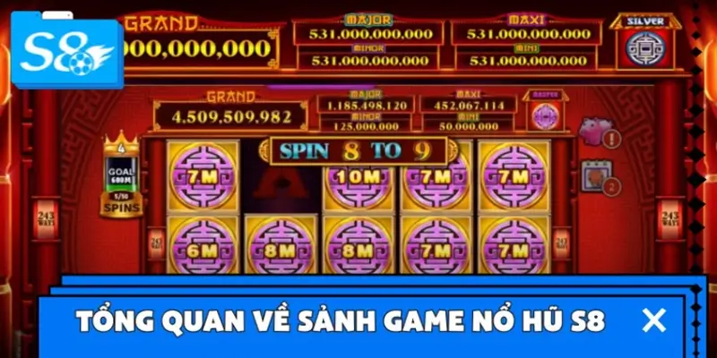 Tổng quan về sảnh game Nổ Hũ S8